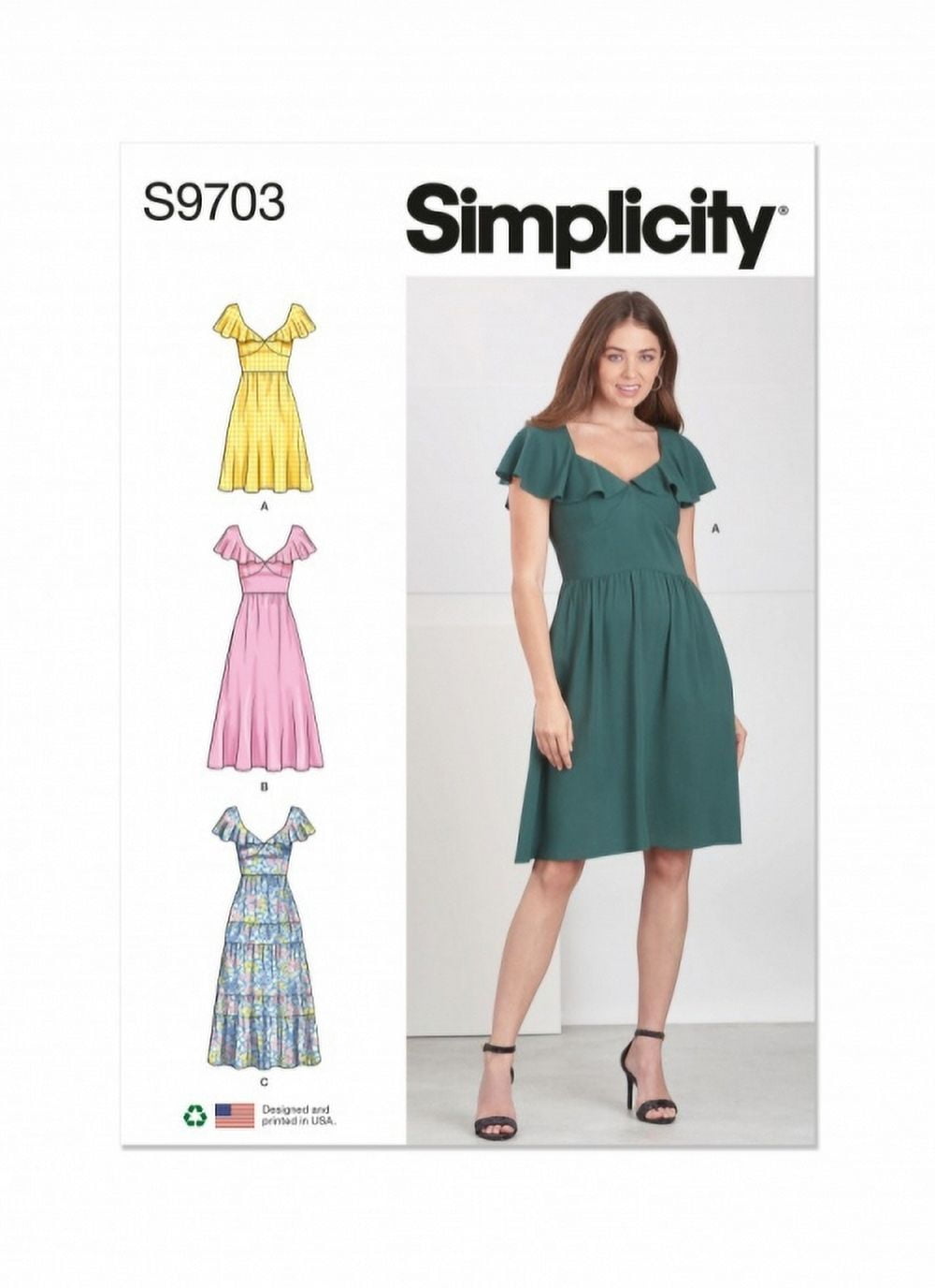 Simplicity Patron De Couture 1195 Pour Robes De Soir E Simples