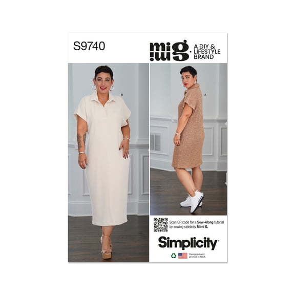 Simplicity Sewing Pattern 9740 Dresses D5 (4-6-8-10-12)