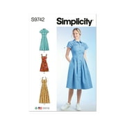 Simplicity Sewing Pattern 9742 - Misses Dresses, Size P5 12-14-16-18-20