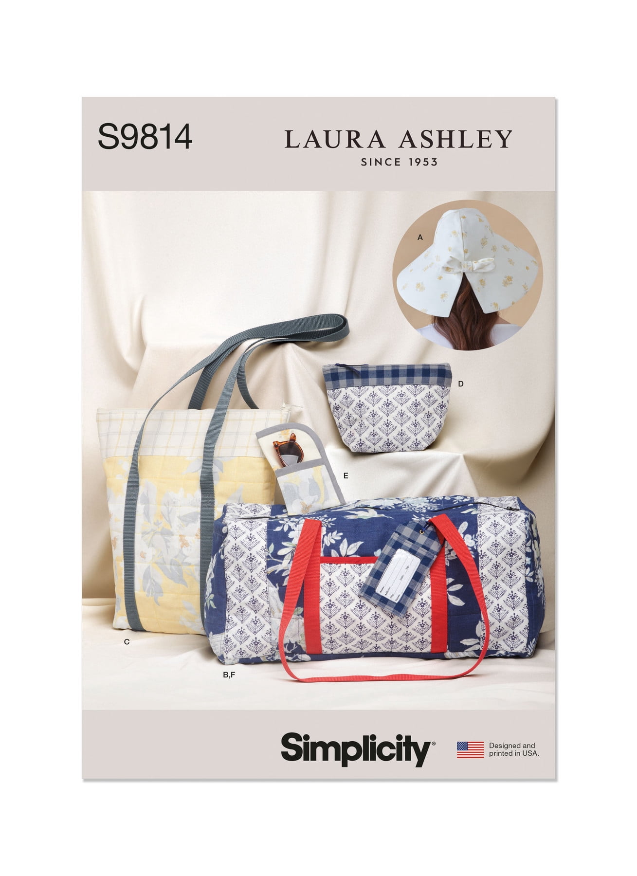 Simplicity Paper Sewing Pattern 9814 - Headwear and Bags and ...