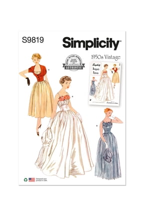 Sewing Pattern 9819 - Misses' Dresses and Jacket, Size: K5 (8-10-12-14-16)