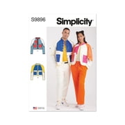 Simplicity Sewing Pattern 9896 - Unisex Jacket In Two Lengths, Size A XS-S-M-L-XL-XXL