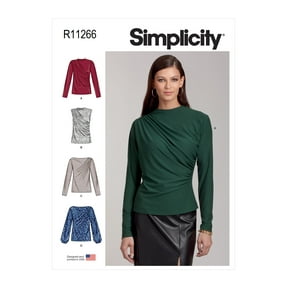 Simplicity Sewing Pattern R11266 (9451) - Misses' Knit Tops, Size: U5 (16-18-20-22-24)