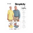 thumbnail image 1 of Simplicity Sewing Pattern R113305 (9487) - Unisex Adaptive Shirt, Size: A (XS-XL), 1 of 7
