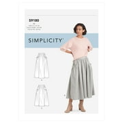 Simplicity Sewing Pattern S9180 - Misses Skirts, Size H5 6-8-10-12-14