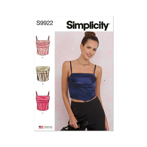 Simplicity Sewing Pattern S9922 - Misses' Corsets, Size: U5 (16-18-20-22-24)