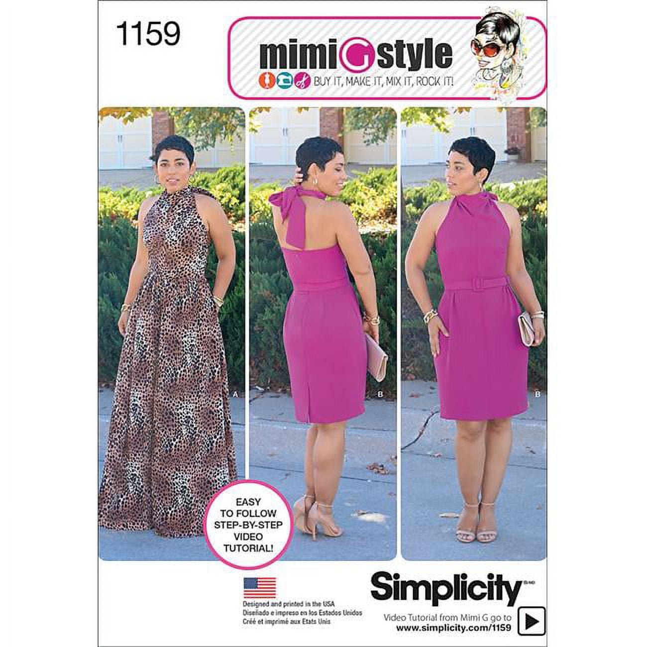 Simplicity Size 16-24 Dress Pattern, 1 Each - Walmart.com