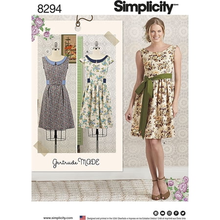 Simplicity Size 6-14 Dress Pattern, 1 Each