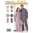 thumbnail image 1 of Simplicity Size S-L Unisex Sleepwear Pattern, 1 Each, 1 of 3