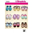 thumbnail image 1 of Simplicity Size XS-L Baby Booties Pattern, 1 Each, 1 of 2