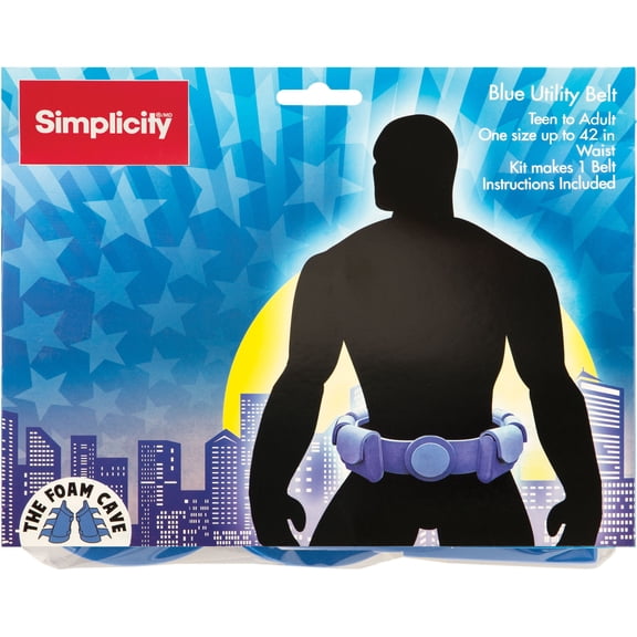 Simplicity Super Hero Utility Belt Kit-Blue