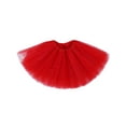 thumbnail image 1 of Simplicity Toddler Classic Layer Tulle Tutu 6 to 18 Month w/Elastic Waist, Red, 6-18 Month, 1 of 3