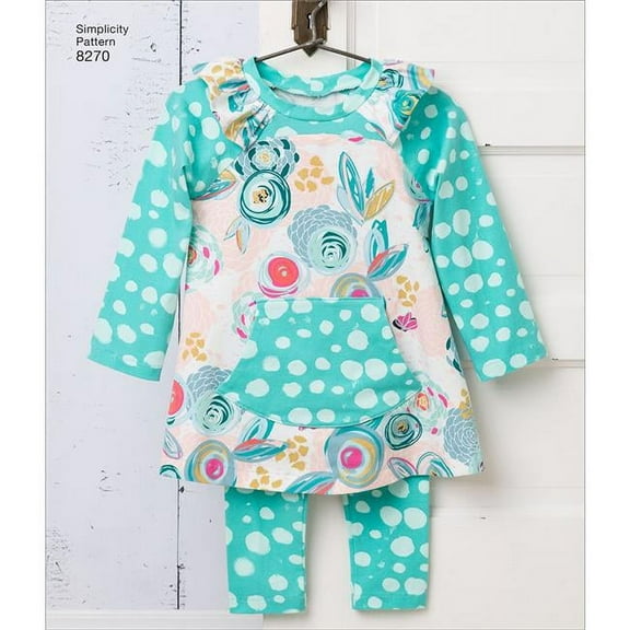 Simplicity Toddler's Size 1/2-4 Sportswear Pattern, 1 Each