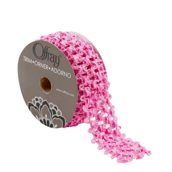 Simplicity Trim, Pink 1 1/2 inch Stretch Knit Headband Trim Great for Apparel, Home Decorating, and Crafts, 3 Yards, 1 Each