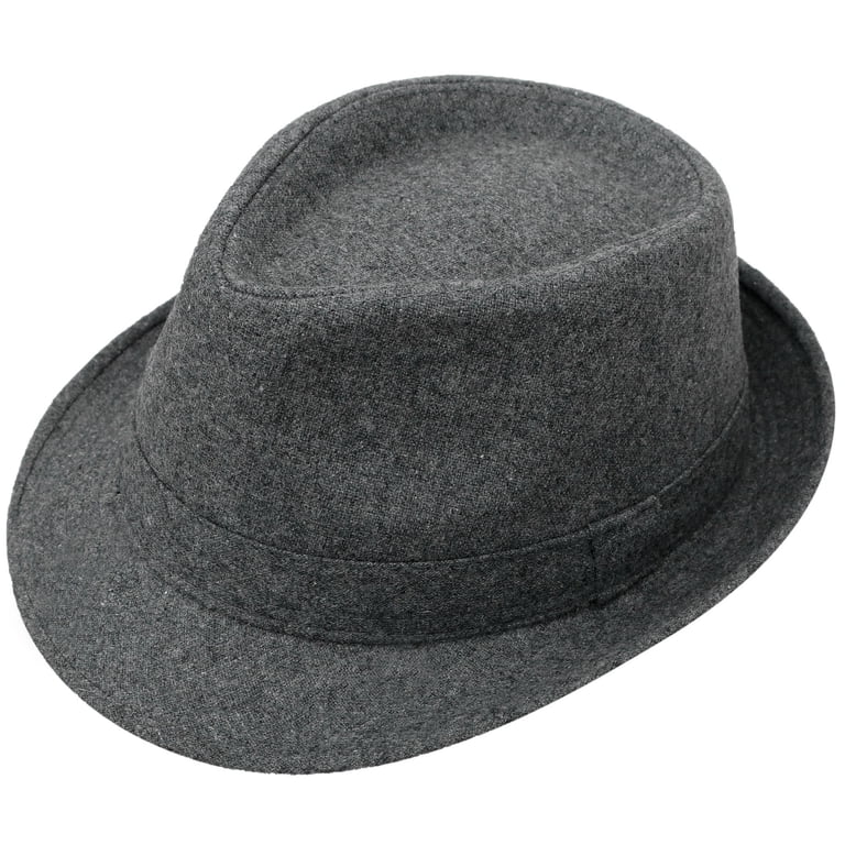 Simplicity Unisex Timelessly Classic Manhattan Fedora Hat  display picture 2