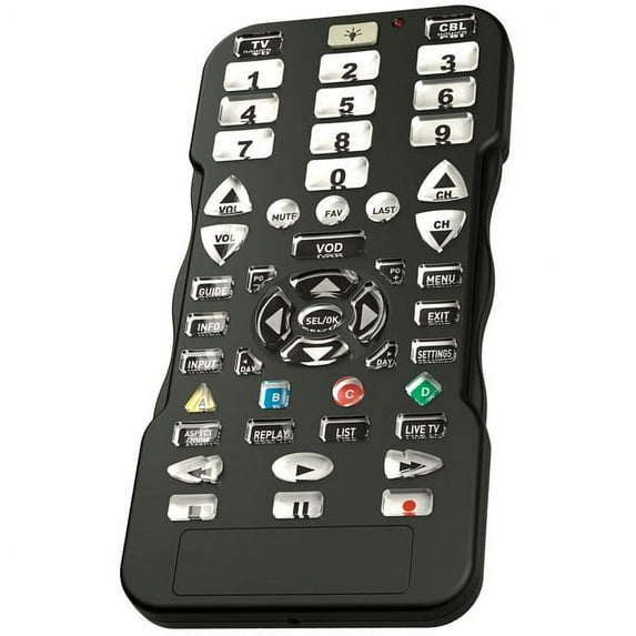 Simplicity Universal Cable and TV Remote Control