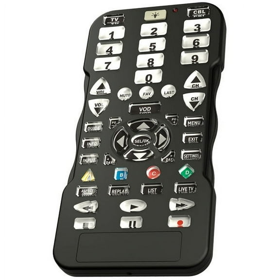 Simplicity Universal Cable and TV Remote Control