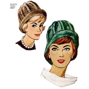 Simplicity Vintage Hat Pattern, 1 Each