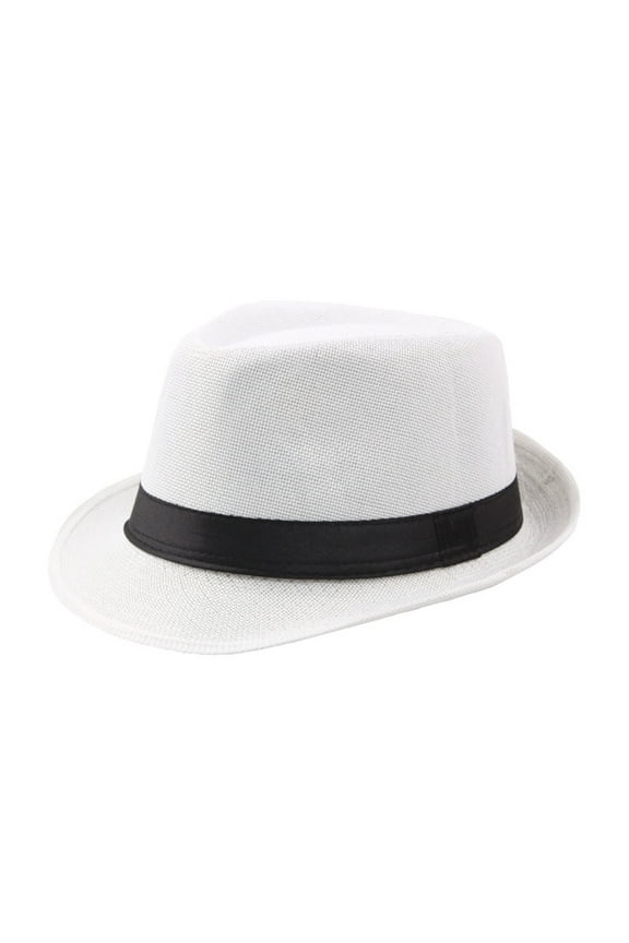 Simplicity Wide Brim Fedora Hats for Men Women Unisex Mens Womens Timelessly Classic Manhattan Structured Gangster Trilby Fedora Hat