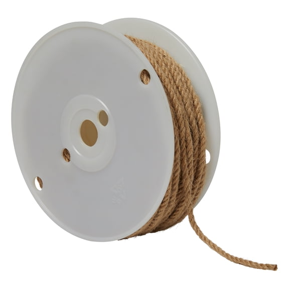 Simplicity Wrights 3/16" Twisted Jute Cord, Brown, 36 Yards