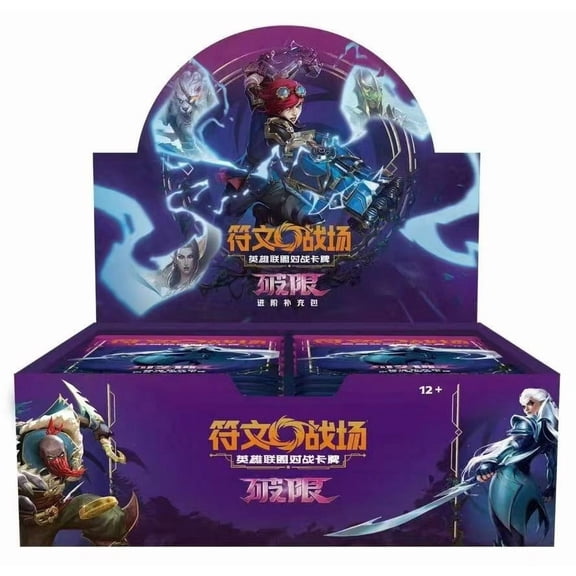 Simplified Chinese Language Riftbound: League of Legends TCG Unleashed Jumbo Booster Box - 12 Packs, 14 Cards Per Pack