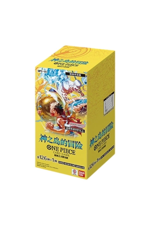 Simplified Chinese OP-15 Booster Box One Piece TCG The Adventure on Kami's Island (OPC-15) - 24 Packs