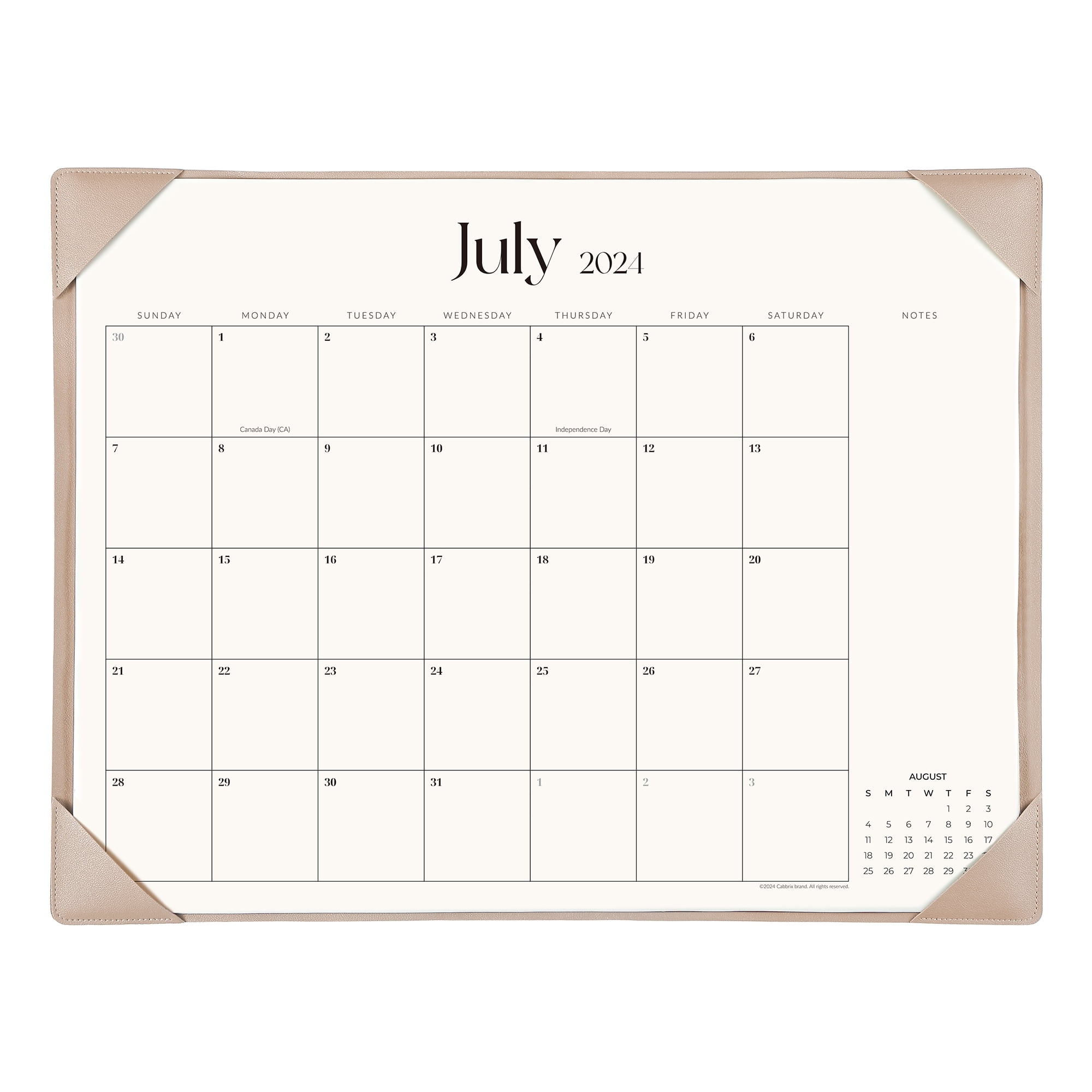 simplified-desk-calendar-2024-2025-with-desktop-mat-21-x-16-5-inch-apricot-walmart-com