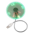 thumbnail image 1 of Simplified Installation Usb Clock Fan with Adjustable Air Flow Control Clock, 1 of 1