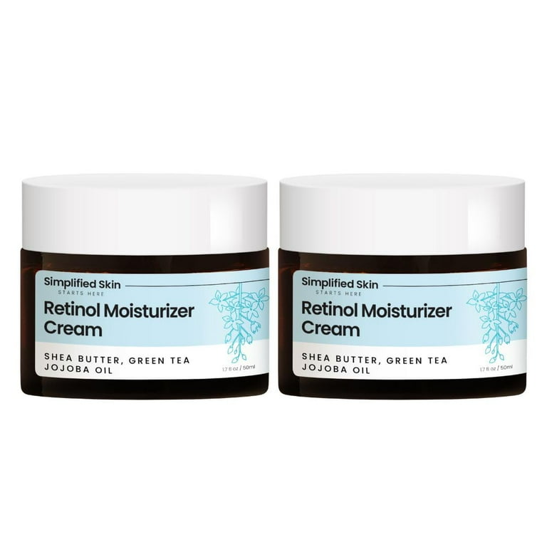 Simplified Skin 2.5% Retinol Cream Face Moisturizer w/Vitamin E 