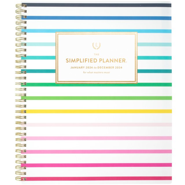 Simplified by Emily Ley for ATAGLANCE 2024 Weekly Monthly Planner