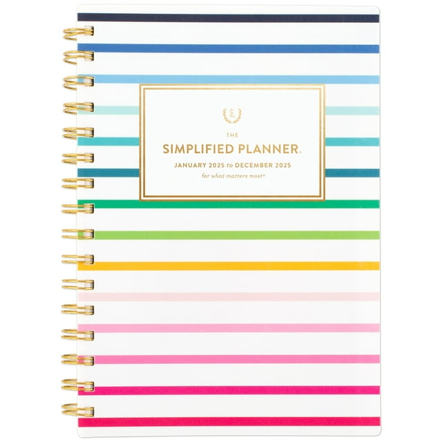 Simplified by Emily Ley for ATAGLANCE 2025 Weekly Monthly Planner