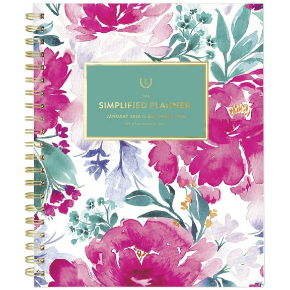Simplified by Emily Ley for AT-A-GLANCE 2026 Weekly Monthly Planner English
