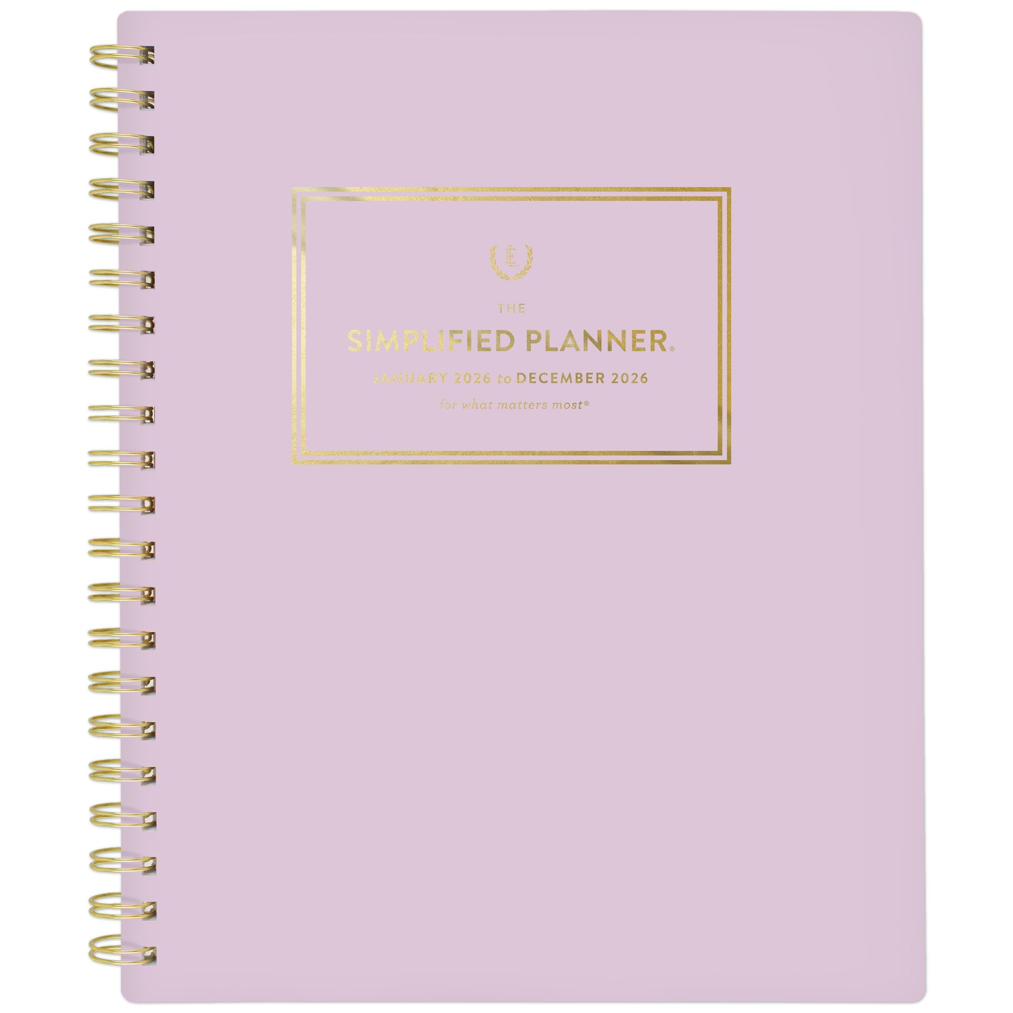 Simplified by Emily Ley for AT-A-GLANCE 2026 Weekly Monthly Planner Pink Large 8