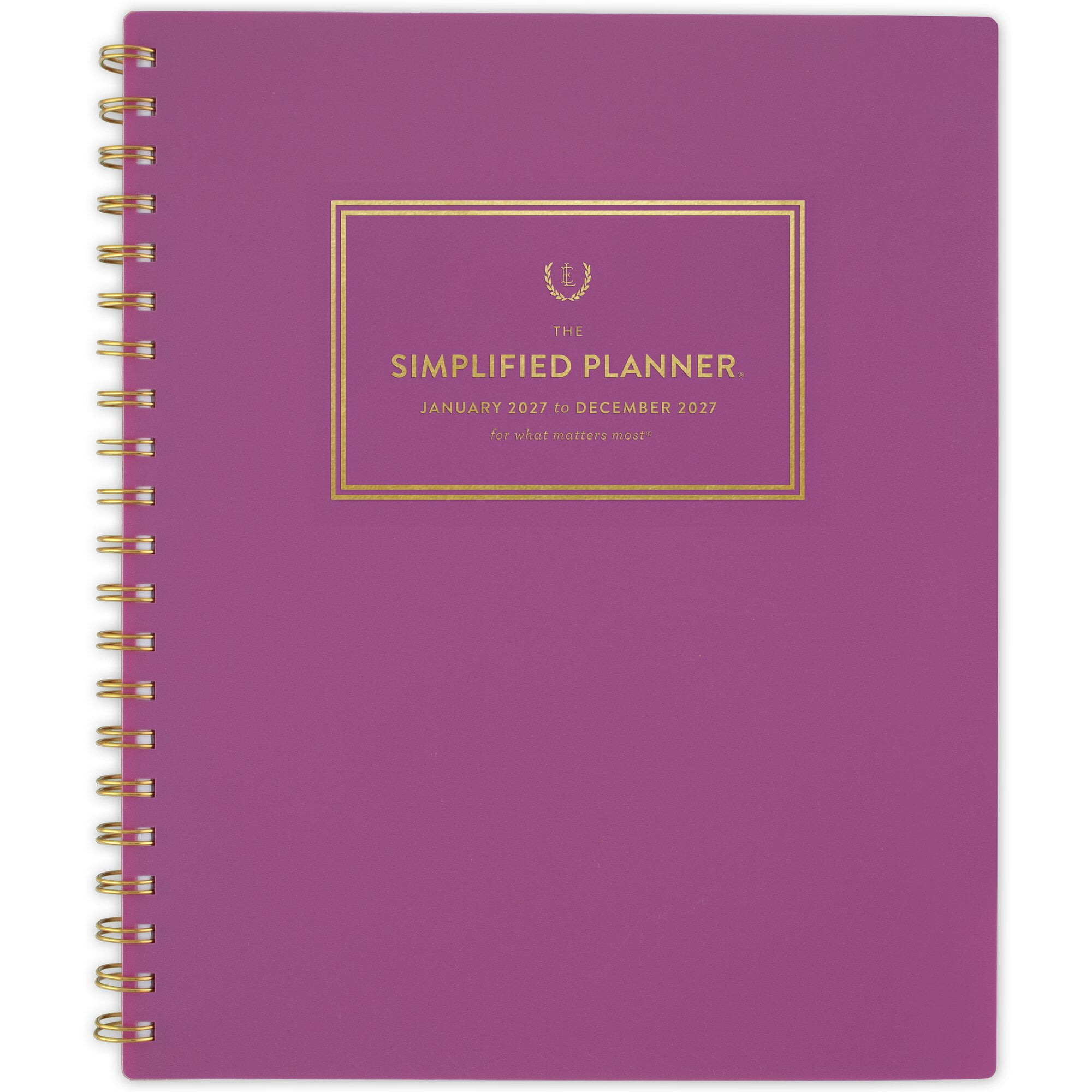 Simplified by Emily Ley for AT-A-GLANCE 2027 Weekly Monthly Planner Nostalgia