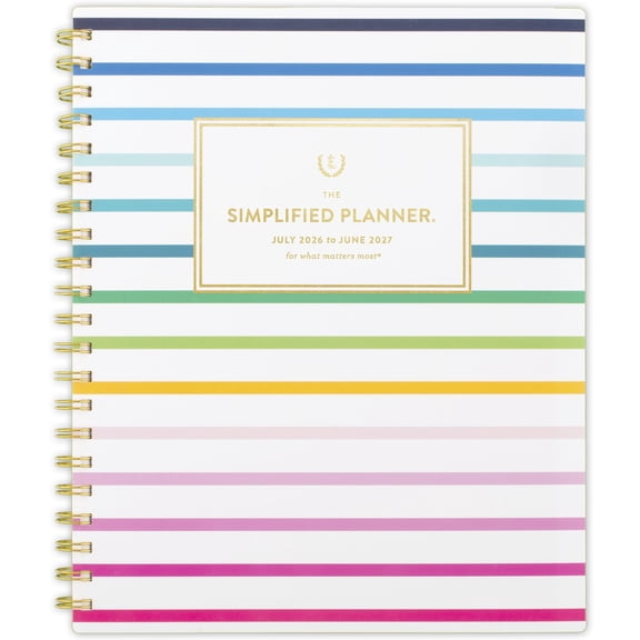 Simplified by Emily Ley for AT-A-GLANCE Academic 2026-2027 Weekly Monthly