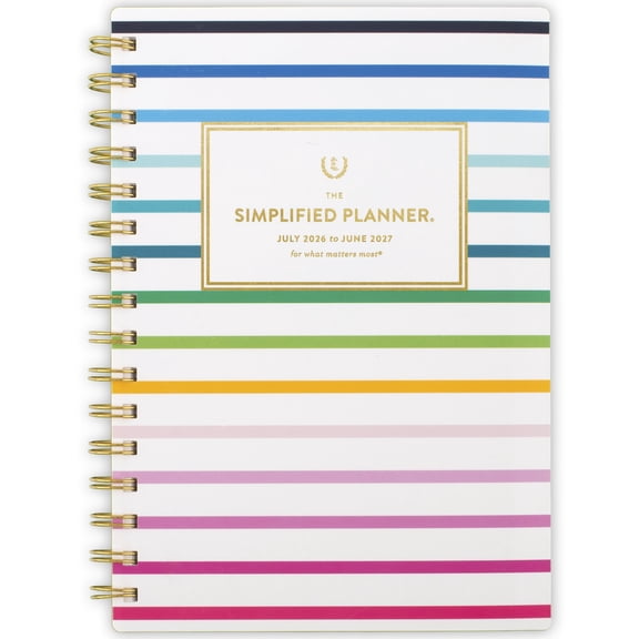 Simplified by Emily Ley for AT-A-GLANCE Academic 2026-2027 Weekly Monthly