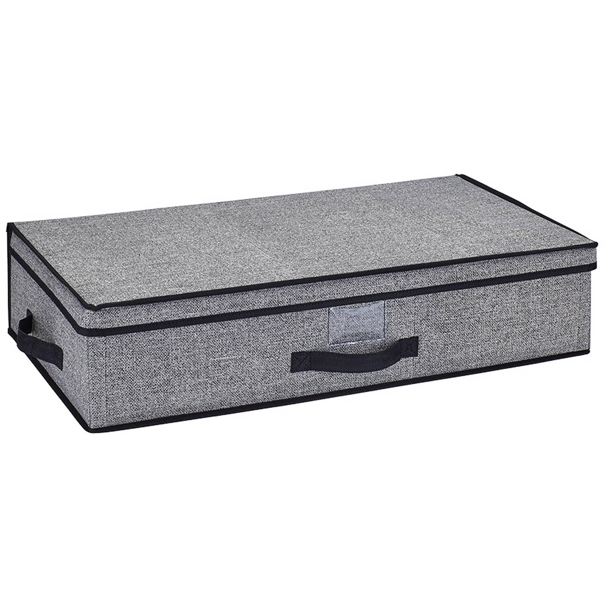 Simplify Under-the-Bed Storage Box, Black