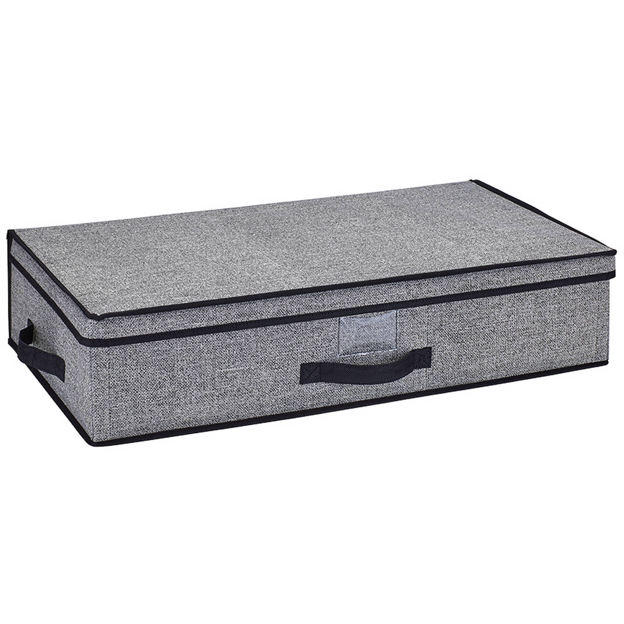 Shirley K's Wheeled Storage Container with Lid, 38-3/8 x 26-1/2 x 25-3/4  Inches, Gray