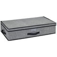 thumbnail image 1 of Simplify 11 Gal. Under the Bed Storage Box in Black, 1 of 3