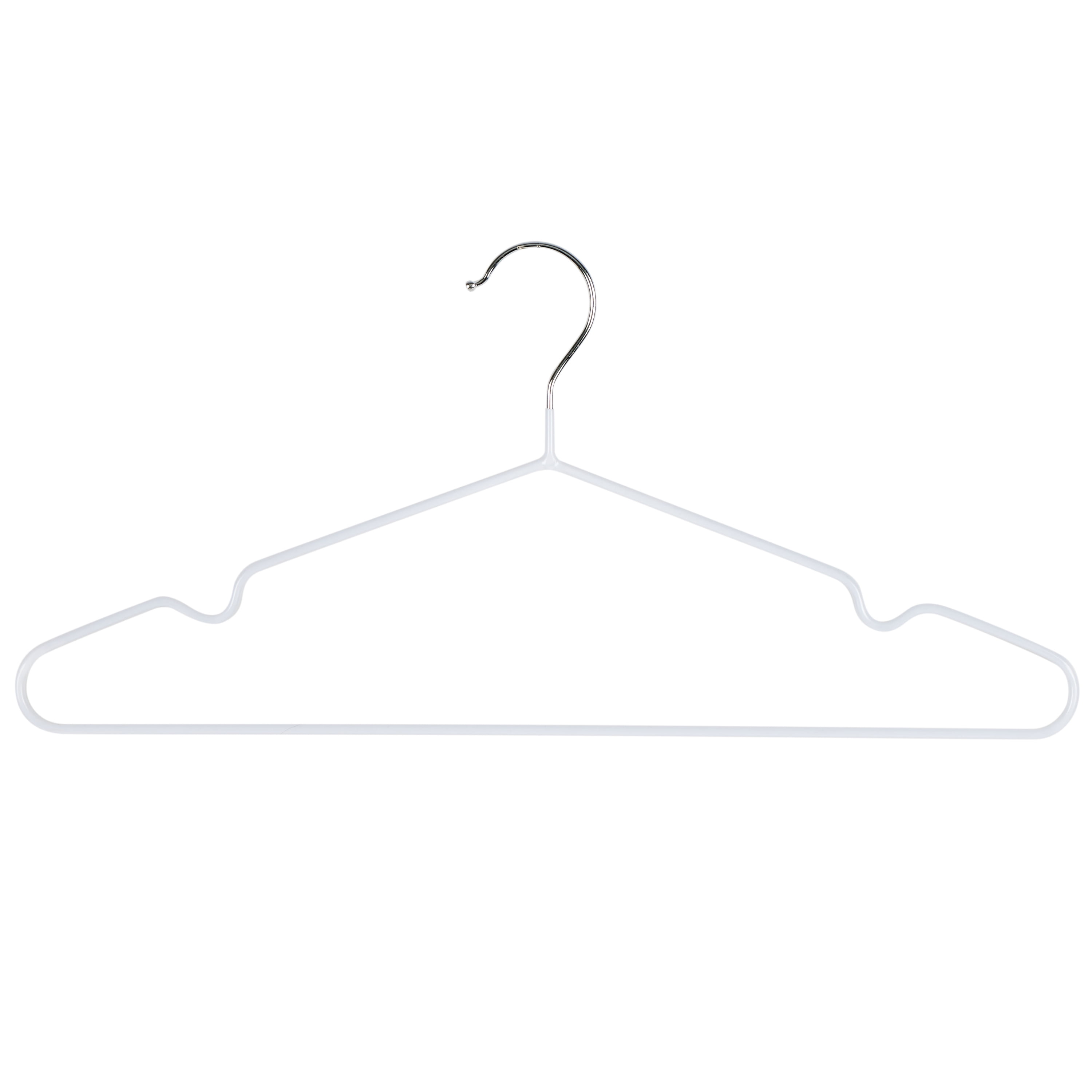 Simplify 12 Pack Metal Hangers in Grey