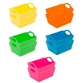 thumbnail image 1 of Simplify 2 Pack 5 Pack Freestanding Mini Organizers in Neon, 1 of 8