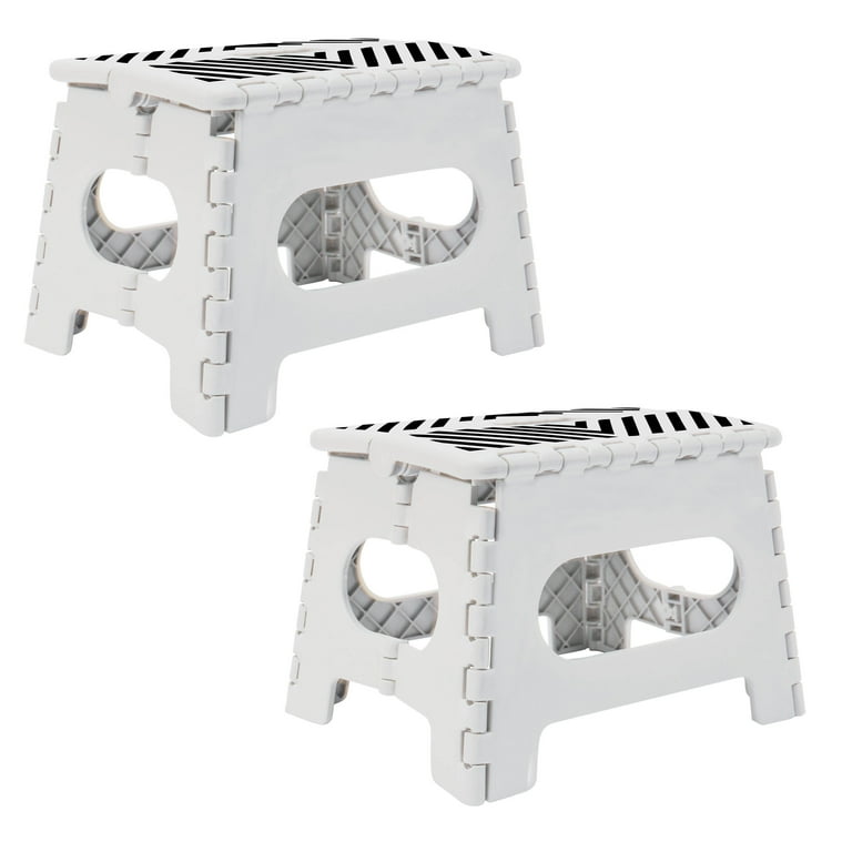 Simplify 9 inch stripe top folding step stool new arrivals