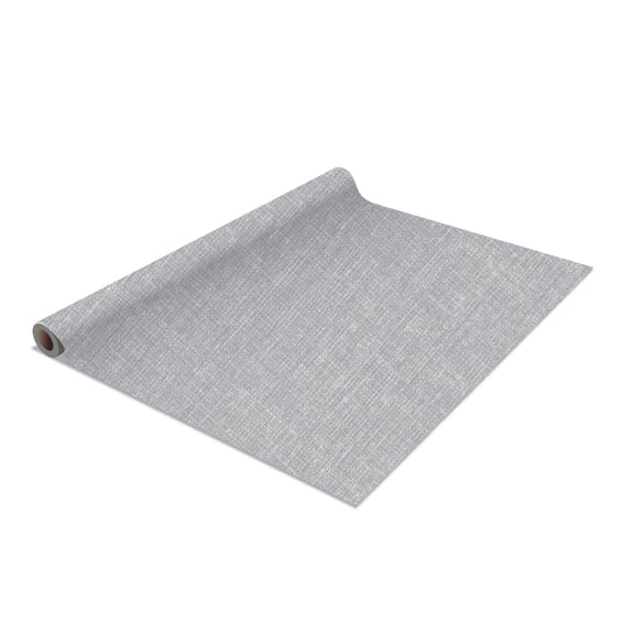 Simplify 2 Pack Shelf Liner Faux Linen in Gray