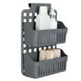 thumbnail interactive-video image 1 of Simplify 2 Tier over the Cabinet Caddy in Grey, 1 of 13