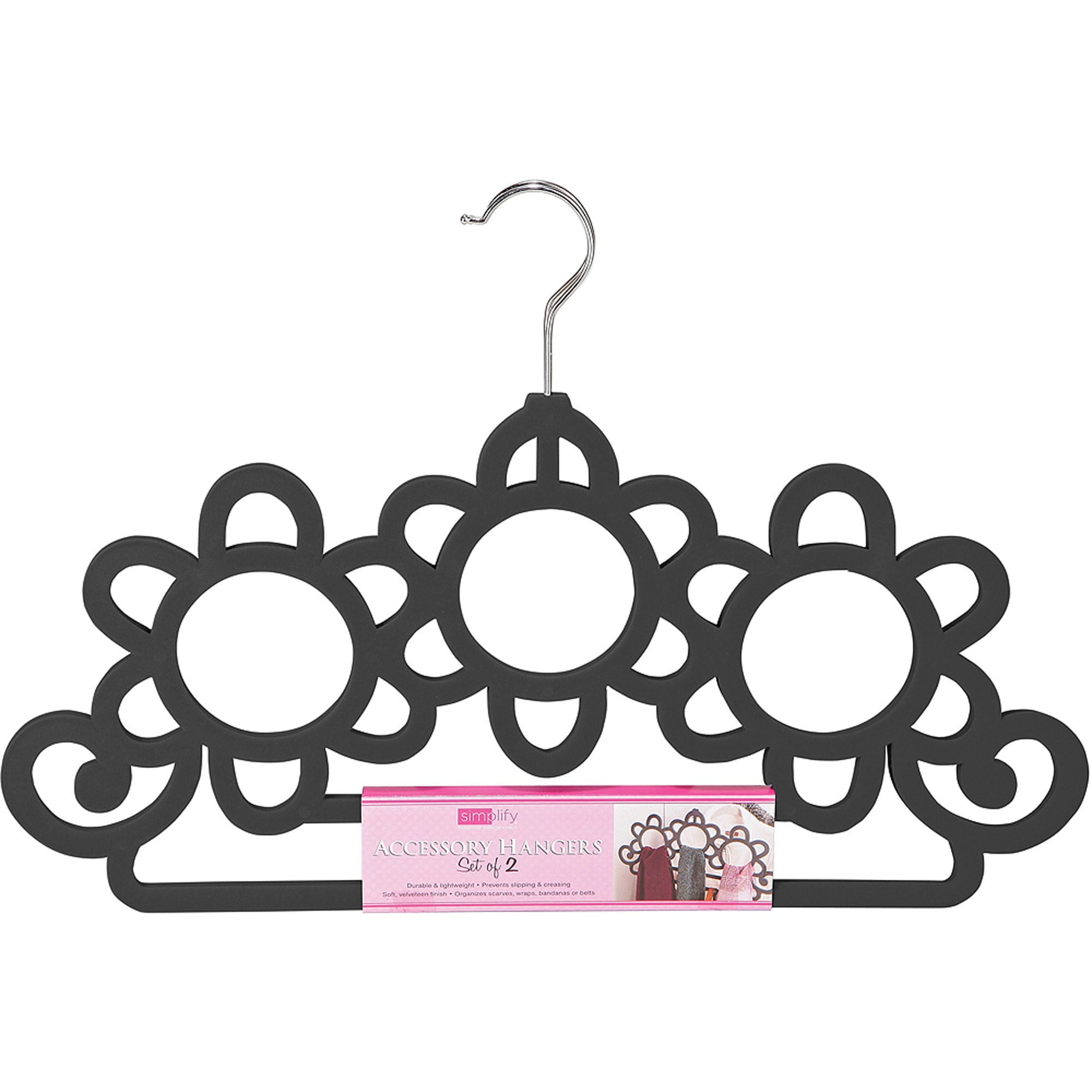 Simplify 2pack Velvet Scarf Hanger
