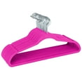thumbnail image 1 of Simplify 25 Pack Slim Velvet Suit Hangers in Fuchsia Pink, 1 of 7