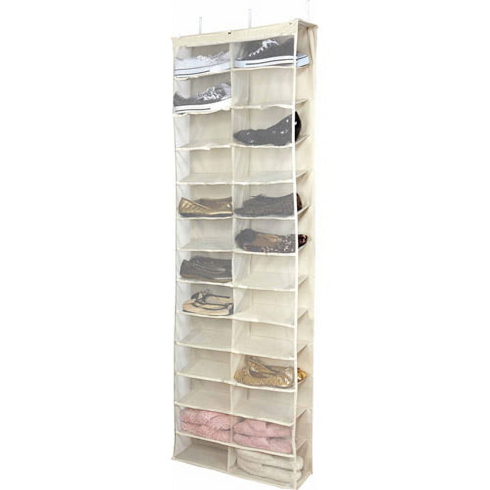 Over The Door 26 Shelf Mesh Shoe Organizer Light Gray - Brightroom™