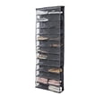 thumbnail image 1 of Simplify 26 Tier over the Door Shoe Rack Holds 26 Pairs in Grey Polyester Finish, 1 of 4