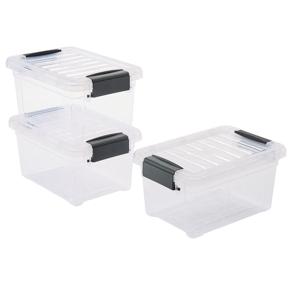 Simplify 3 Piece 1L Clear Storage Container Set