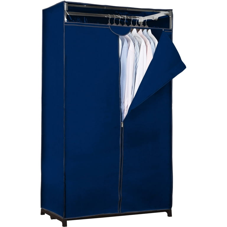 Simplify 36 Wide Portable Closet in Navy Nonwoven Walmart